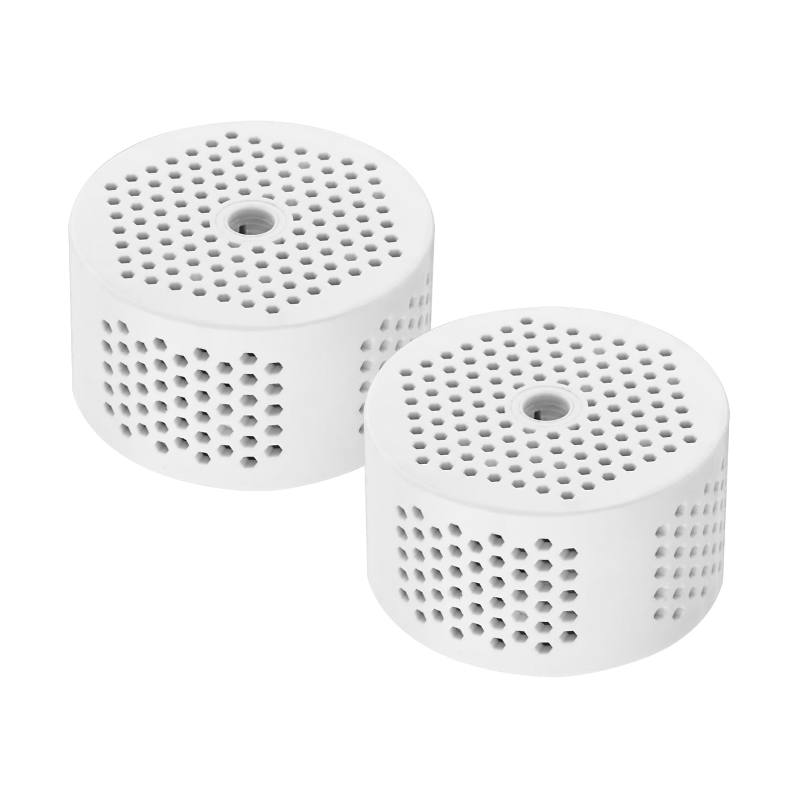INAVAMZ replacement shower filter pack shows two filters for INAVAMZ shower head for easy maintenance