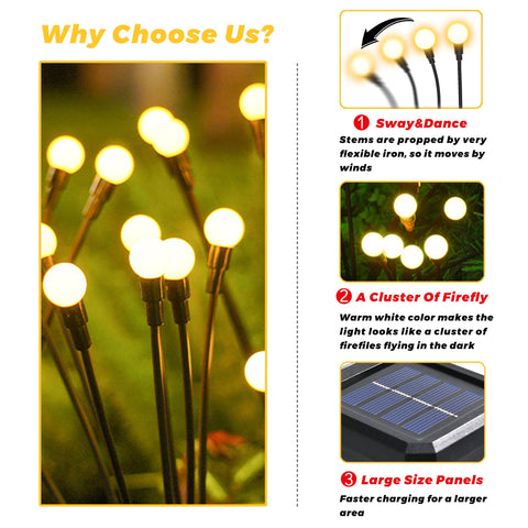 inBoboli Solar Firefly Lights arrive gift-ready for gardeners.