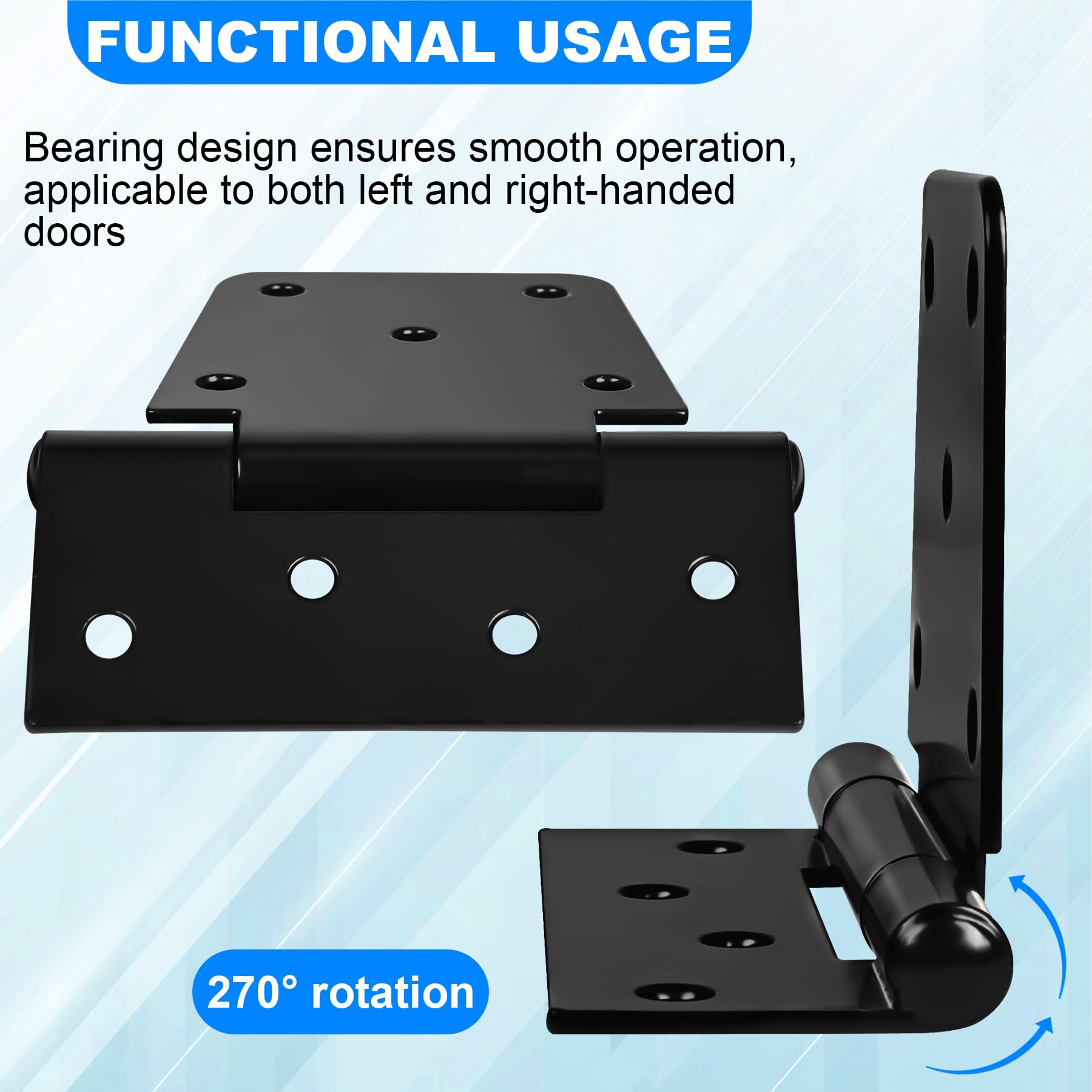 Inchoco hinge swing part measures 3.5 by 3.3 inches