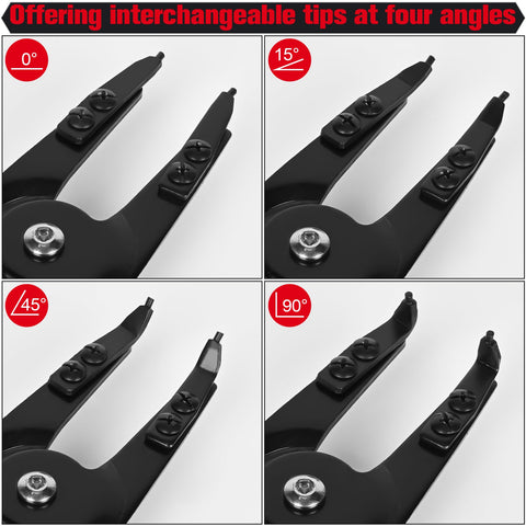 Inchoco Snap Ring Pliers packaging tray keeps tools organized and portable.