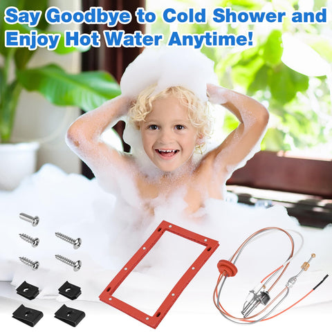 Inchoco SP20075 replacement kit shows compatibility with Rheem and GE models