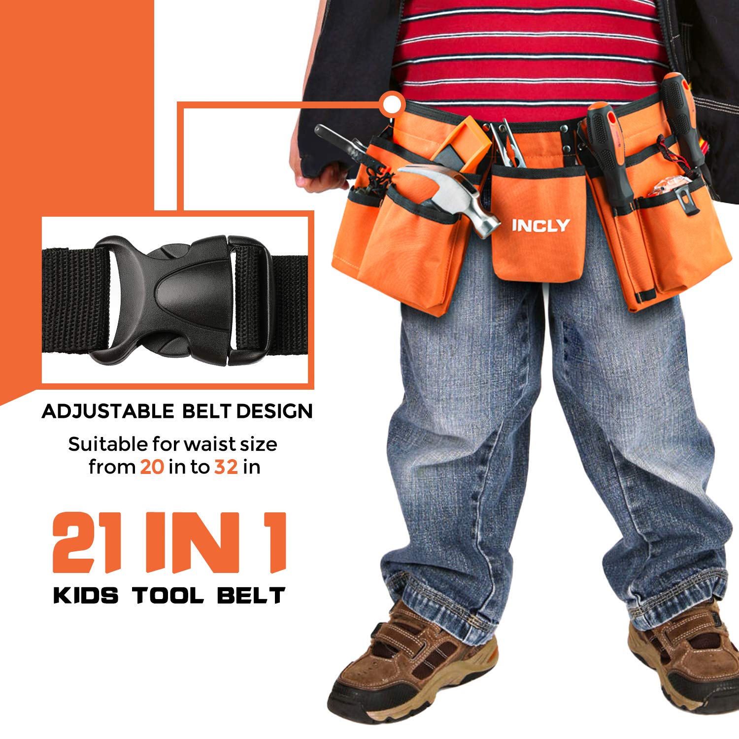 INCLY kid hammer designed for precise tapping and comfortable grip.