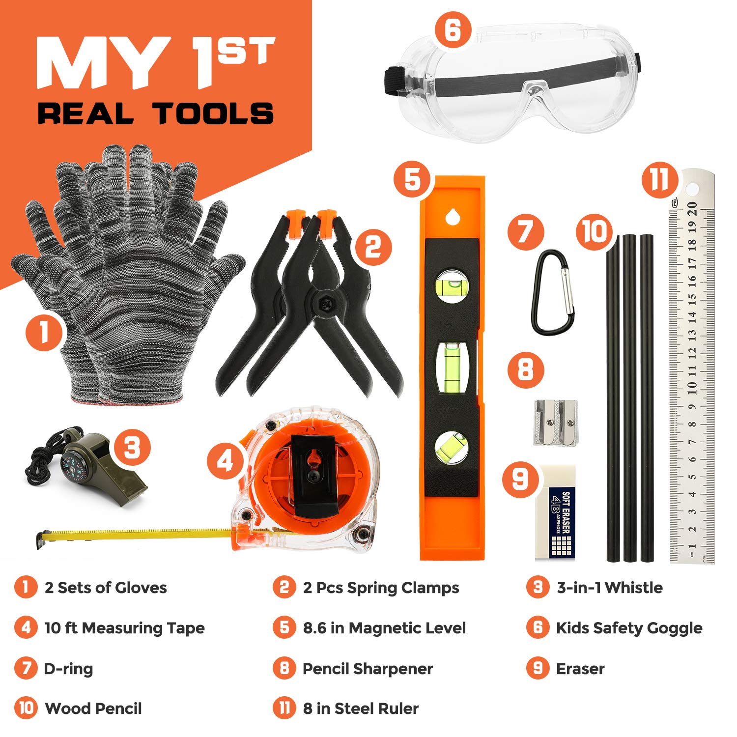 INCLY measuring tape for quick estimations on simple tasks.