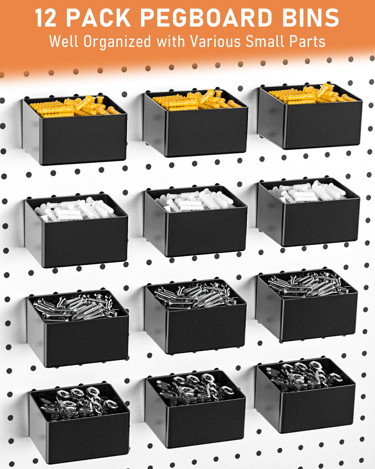 INCLY 14-hook types with peg locks for secure mounting.