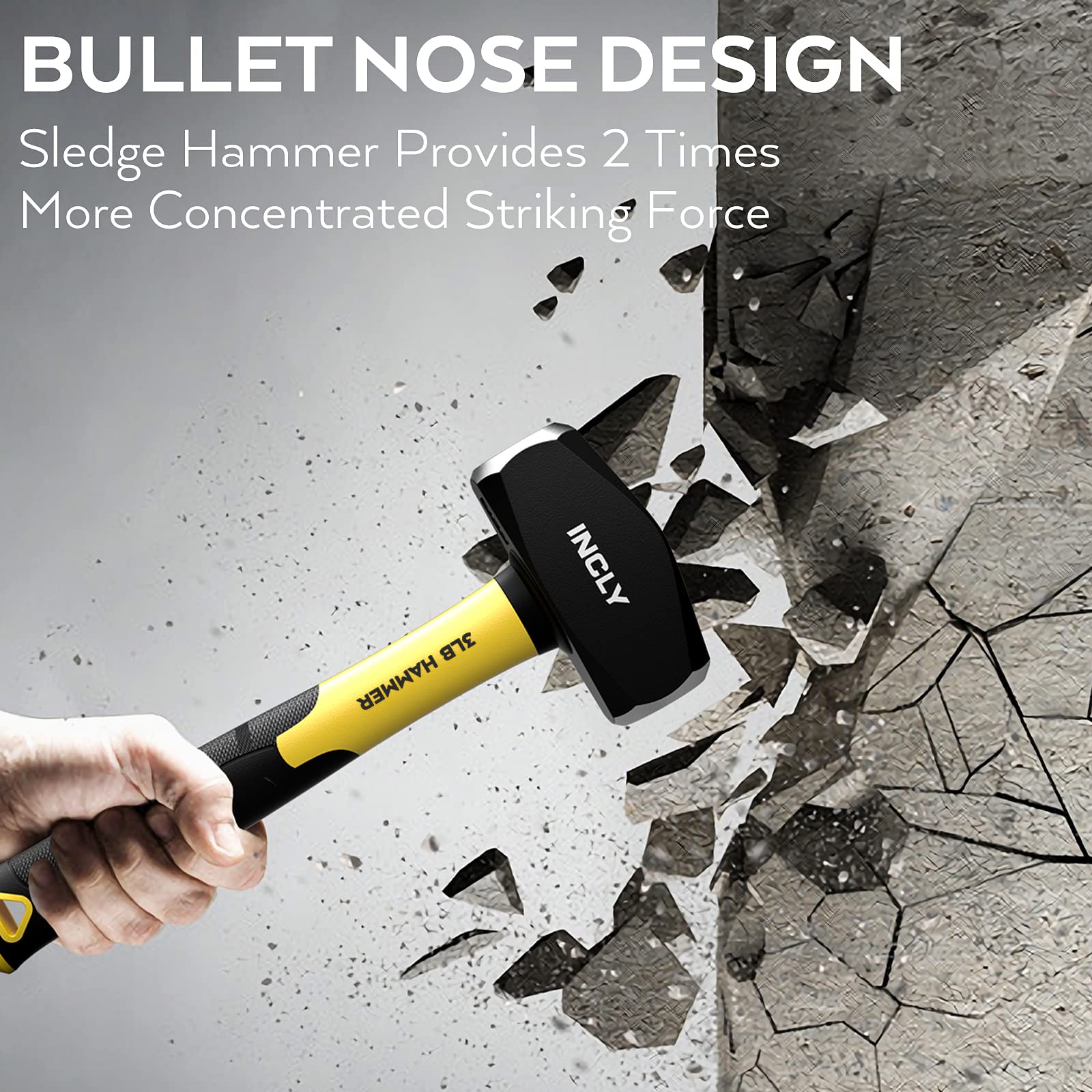 INCLY durable gloves reduce vibration and protect hands.