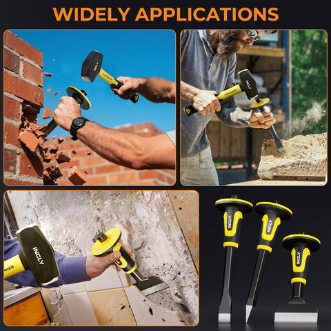 INCLY hardened CRV alloy steel withstands demanding demolition work.