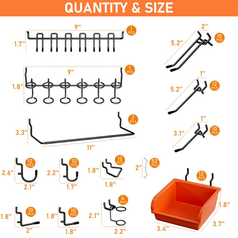 INCLY assembly hardware and guide included for easy installation.