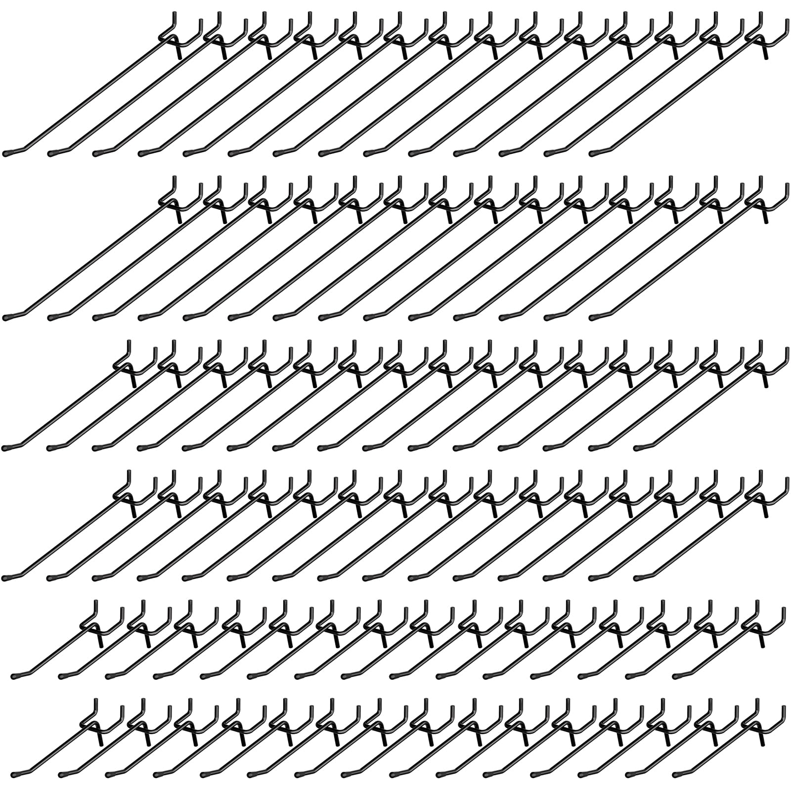 INCLY 120-pack pegboard hooks ready for garage organization and tool access