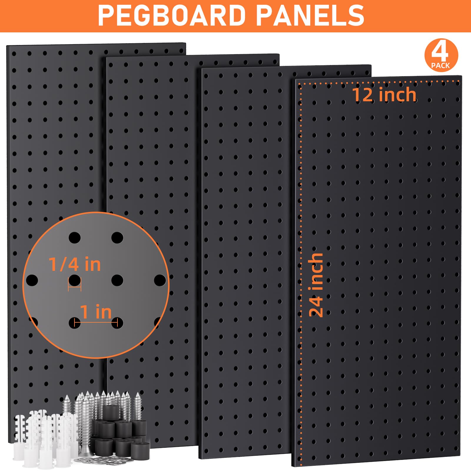 INCLY pegboard hooks and accessories spread for organized tool access.