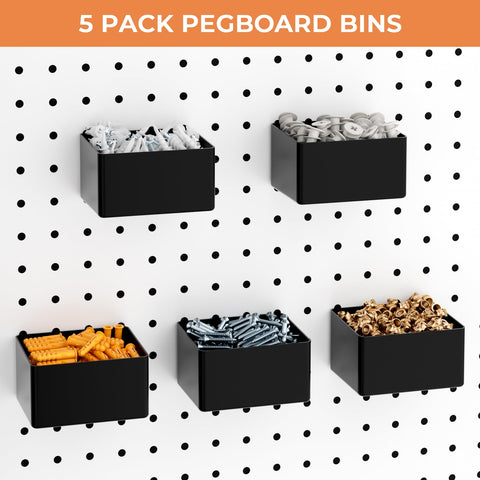 INCLY peg locks secure hooks on 1/8 or 1/4 inch pegboards