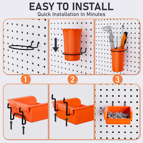 INCLY space-saving-organization frees up wall area and speeds access