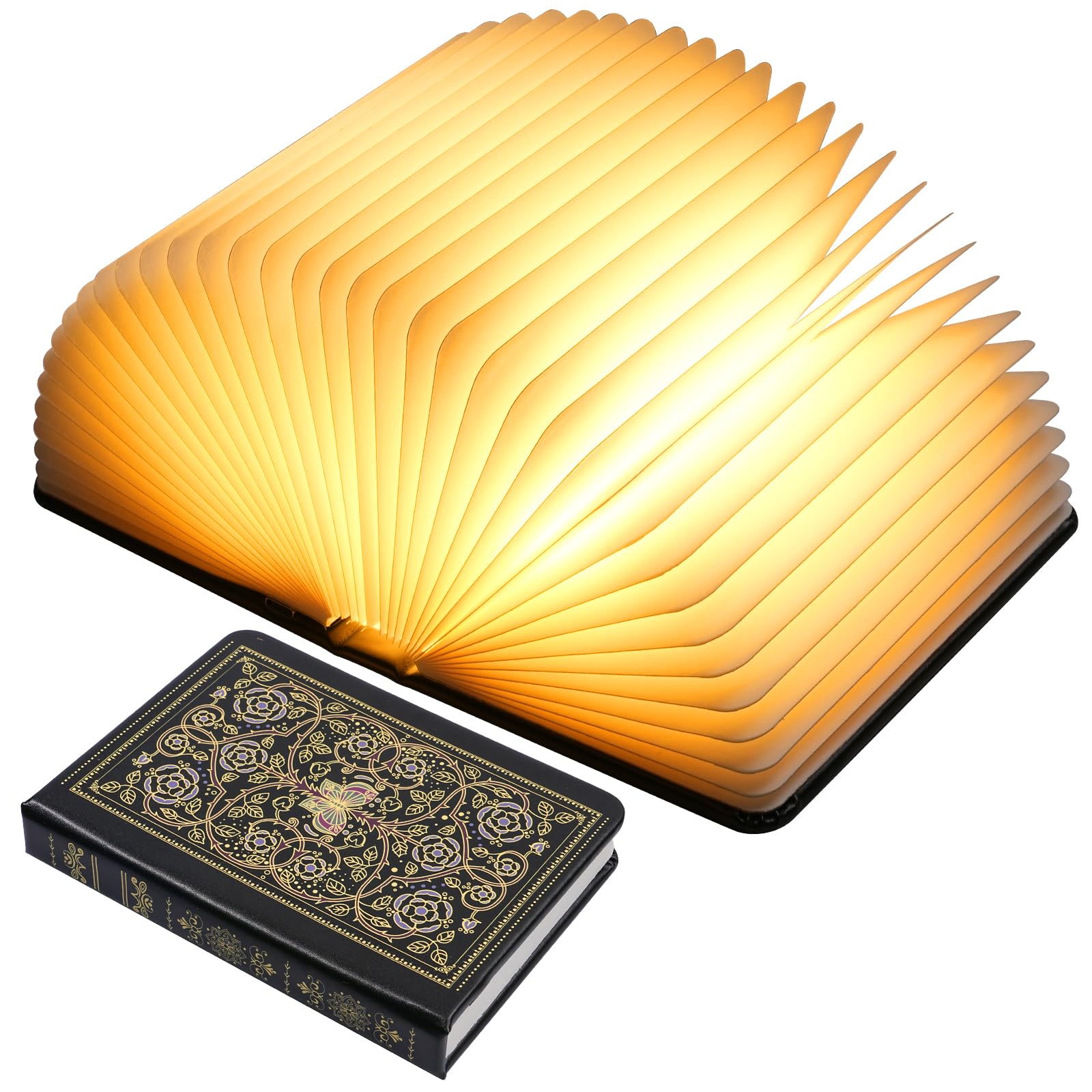 Incolumitas Book Lamp front cover view, a stylish reading nook accent.