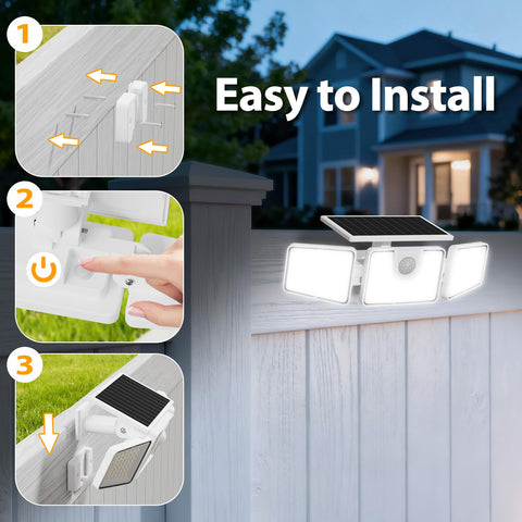 INCX 6500K daylight LEDs provide crisp nighttime visibility.