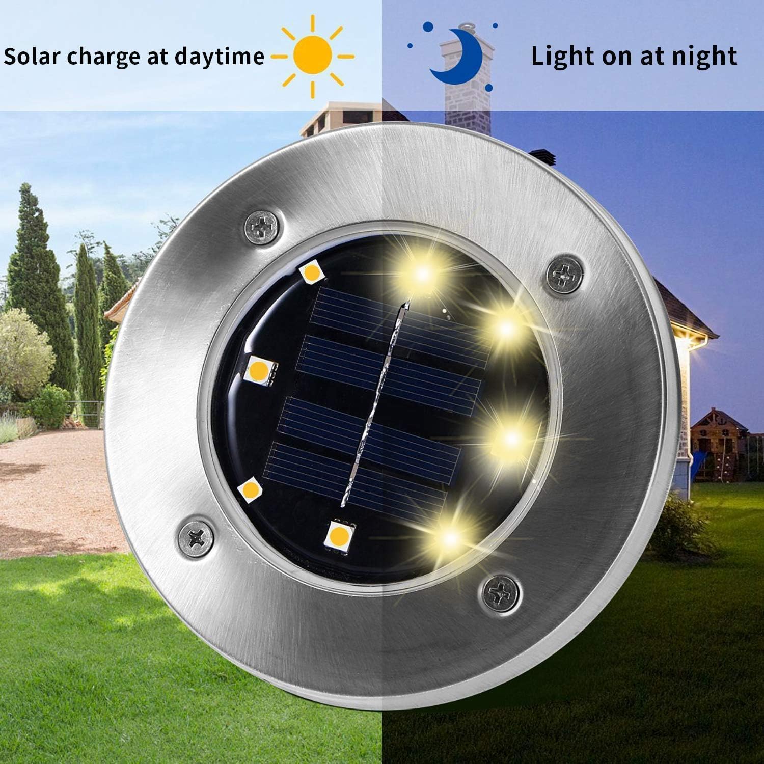 INCX quick-install solar lights require no tools for fast setup