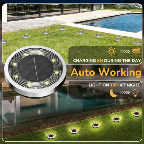 INCX outdoor lights withstand heat and rain for year-round garden accents.