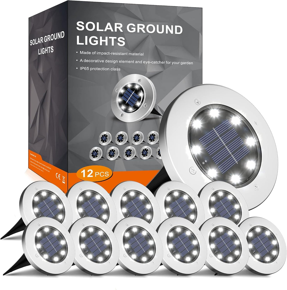 INCX solar light outdoor LEDs deliver bright, energy-saving pathway illumination.