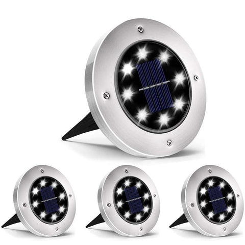 INCX solar lights front yard illuminate pathways with warm LED glow