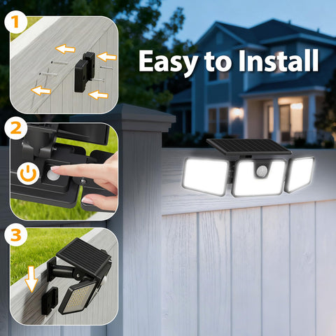 INCX easy-wall mounting with brackets enables quick tool-free setup