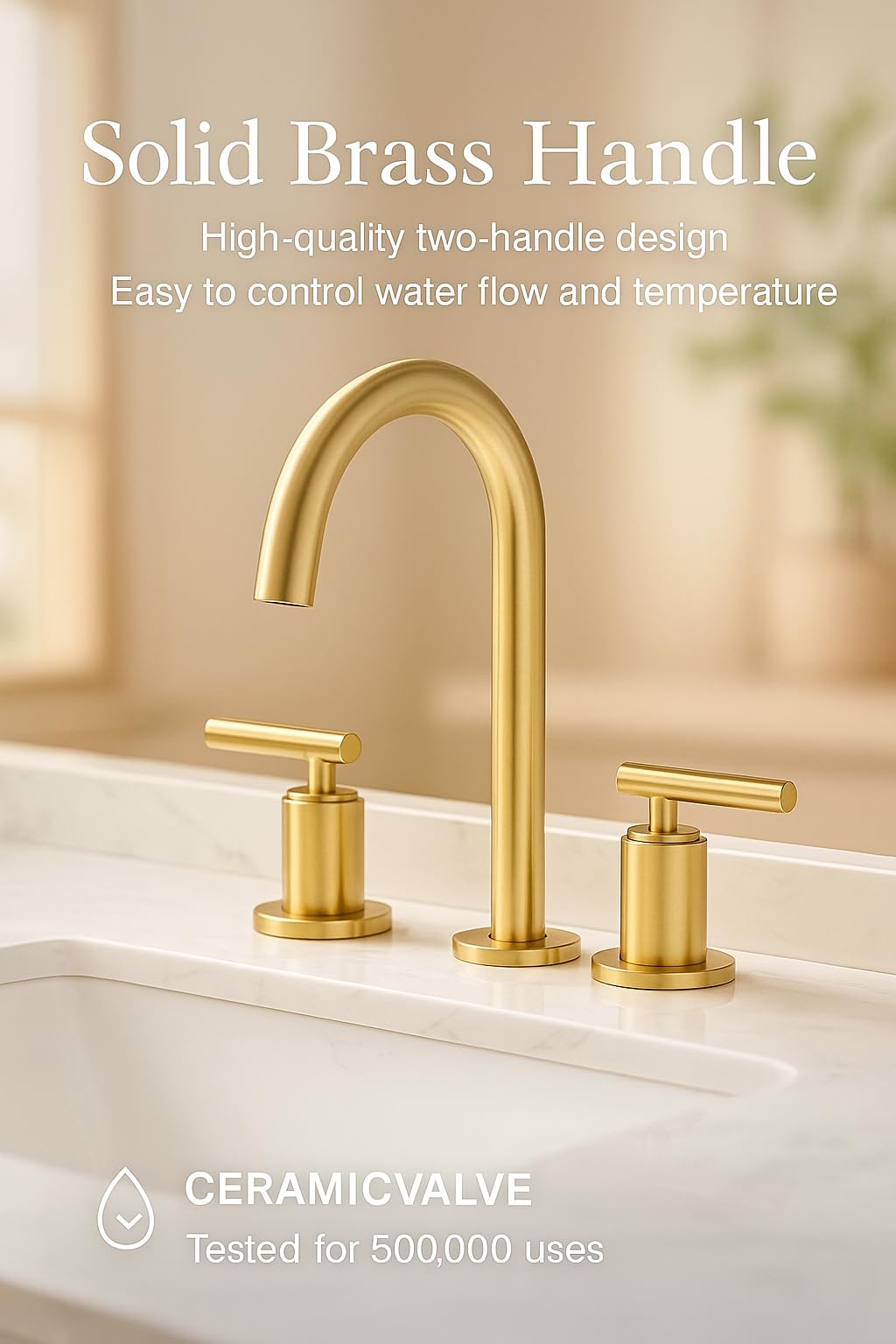 Indare pop-up drain assembly included for smooth drainage.