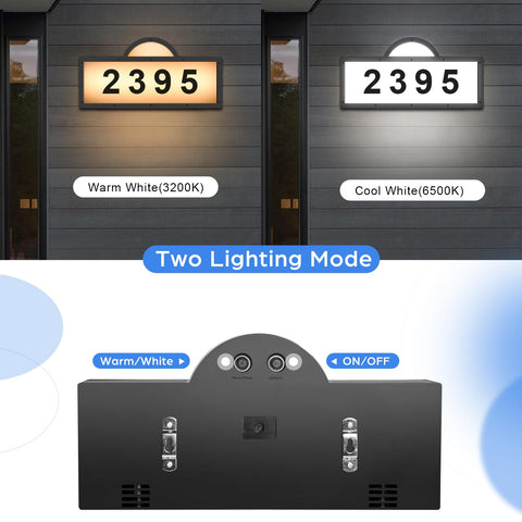 INDARUN warm white and cool white lighting options for porch ambience.