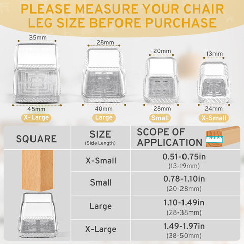 INDEMO easy slip-on installation for quick chair protection.