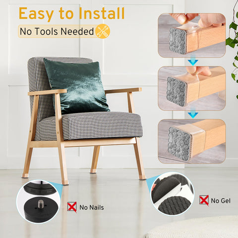 INDEMO non-slip bottom helps keep sliders in place.