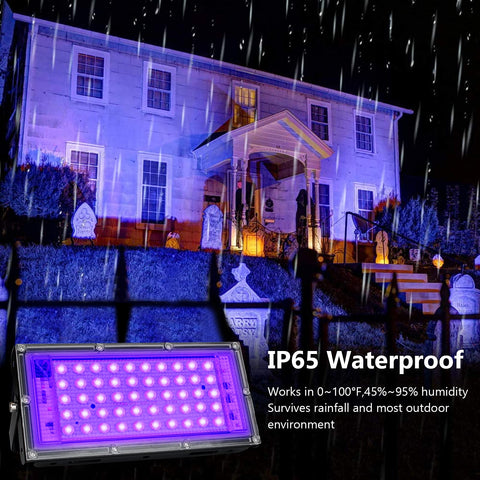 Indmird 50W IP65 rated light protects against moisture and dust