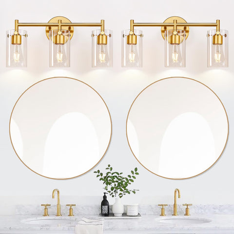 Indoi quick-installation vanity light showing included hardware