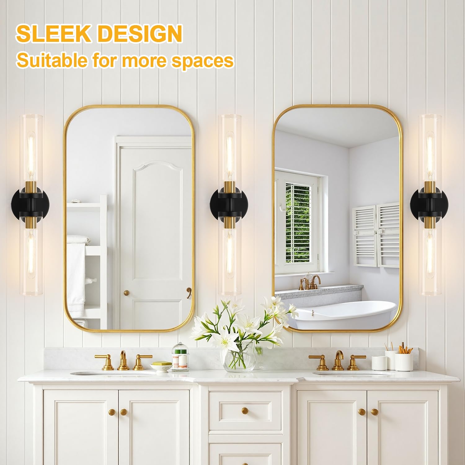 Indoi dressing table sconce in bedroom setup for daily routines