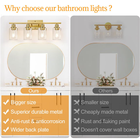 Indoi brushed gold finish metal body adds luxurious style to any room