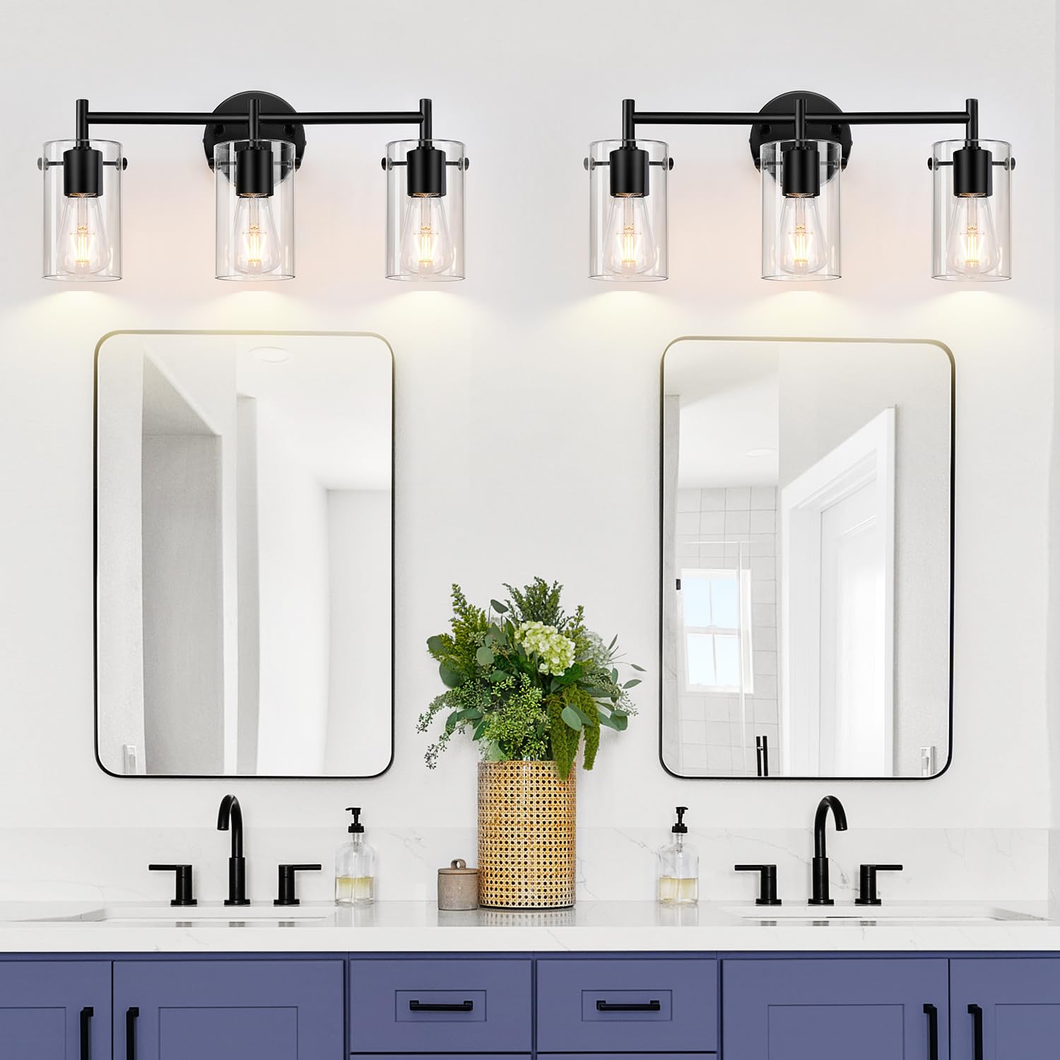 Indoi versatile installation for bedroom, living room, or bathroom lighting needs.
