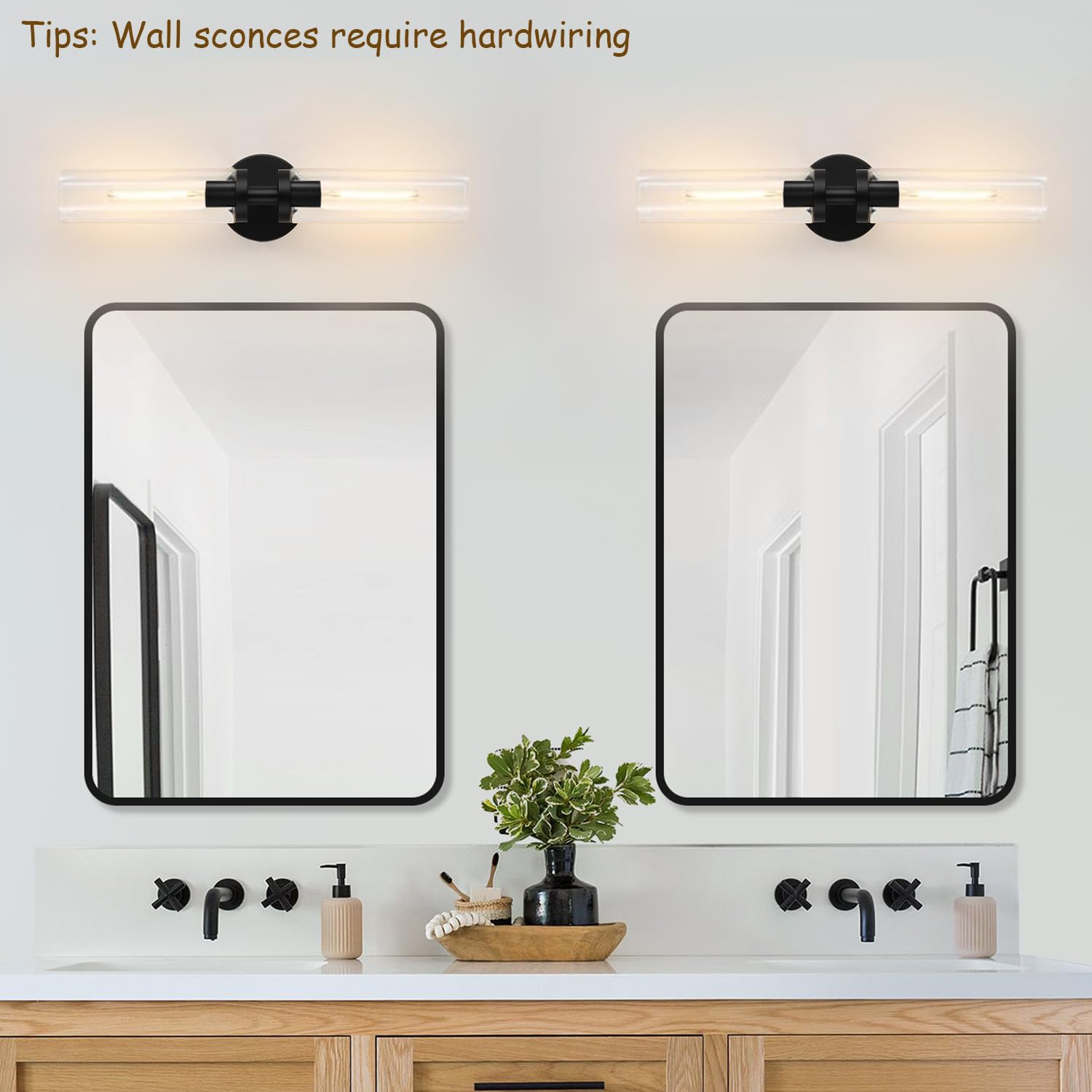 Indoi wall sconce for mirror and hallway setups with clean, modern lines.