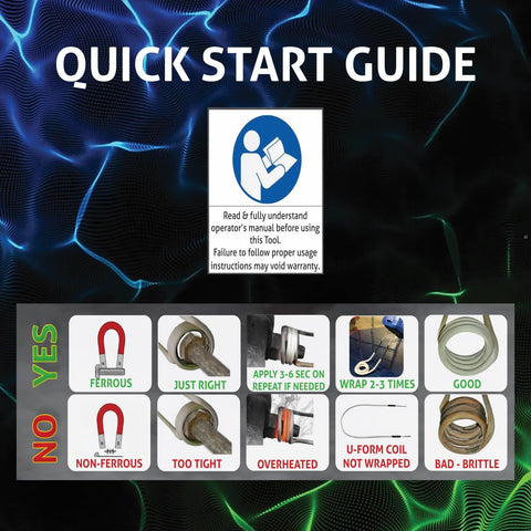 Induction Innovations Venom HP flameless heat as safer torch alternative
