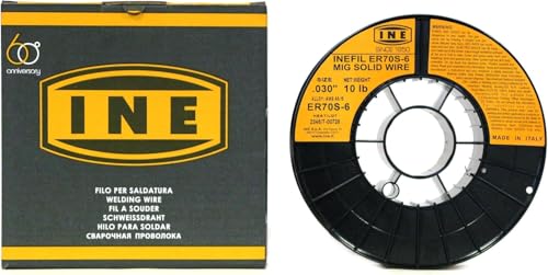 INEFIL ER70S-6 spool welding bead demonstrates clean bead appearance and low spatter