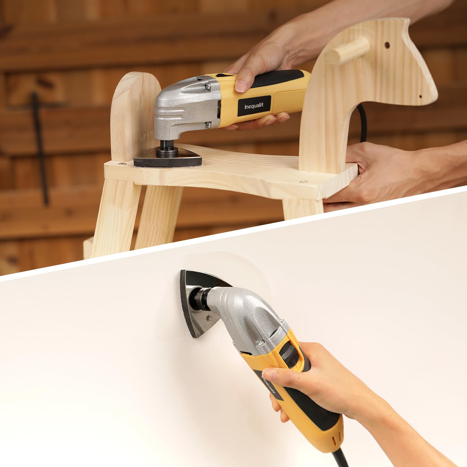 Inequalit 11-piece kit includes blades and sanding accessories for versatility