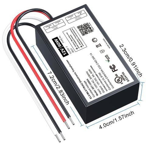 Inexaccessories 60W LED driver overheating protection highlights safety features