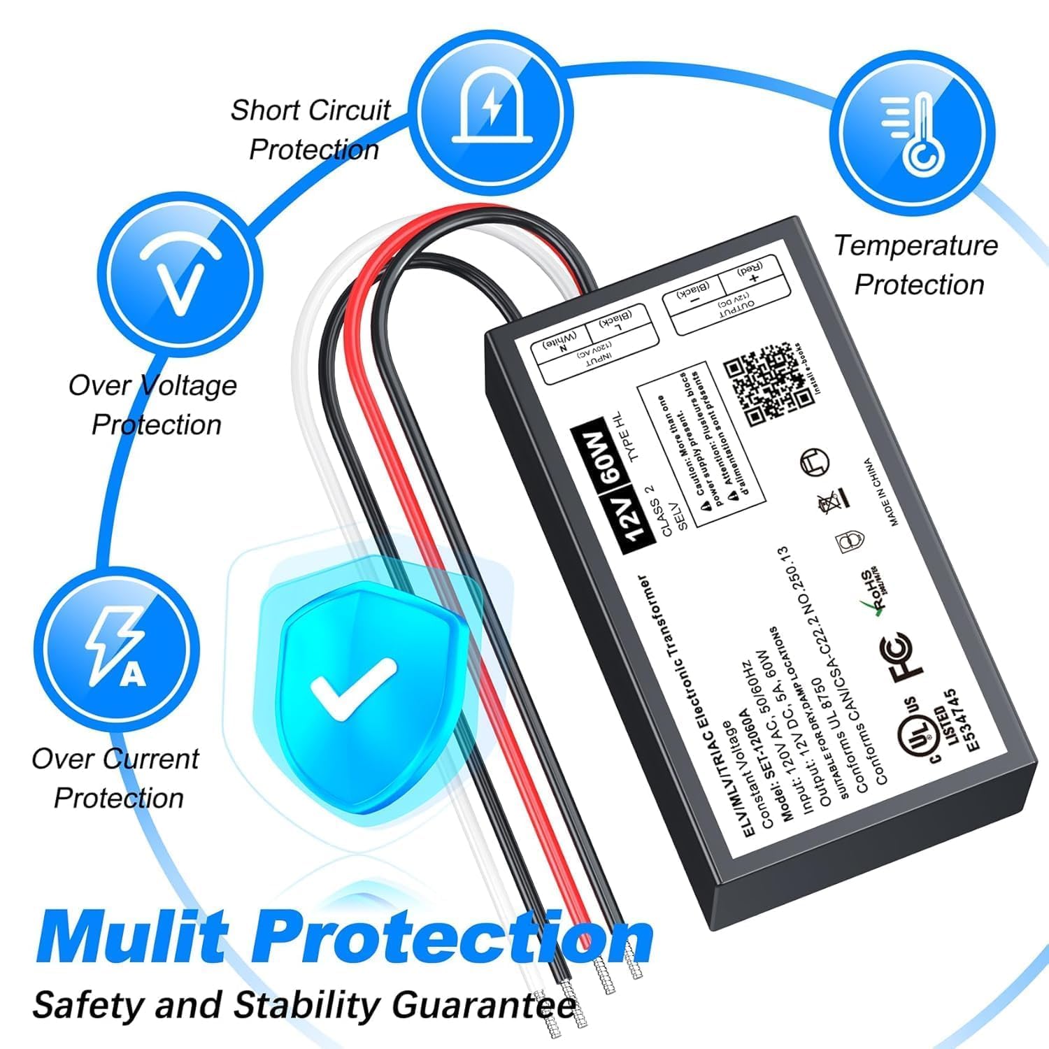 Inexaccessories LED driver installation diagram guides quick setup for beginners