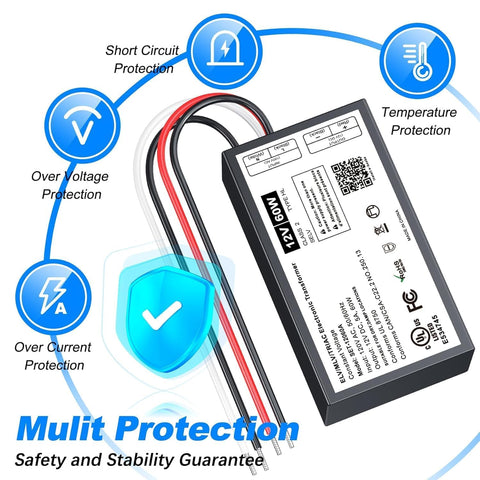 Inexaccessories LED driver installation diagram guides quick setup for beginners
