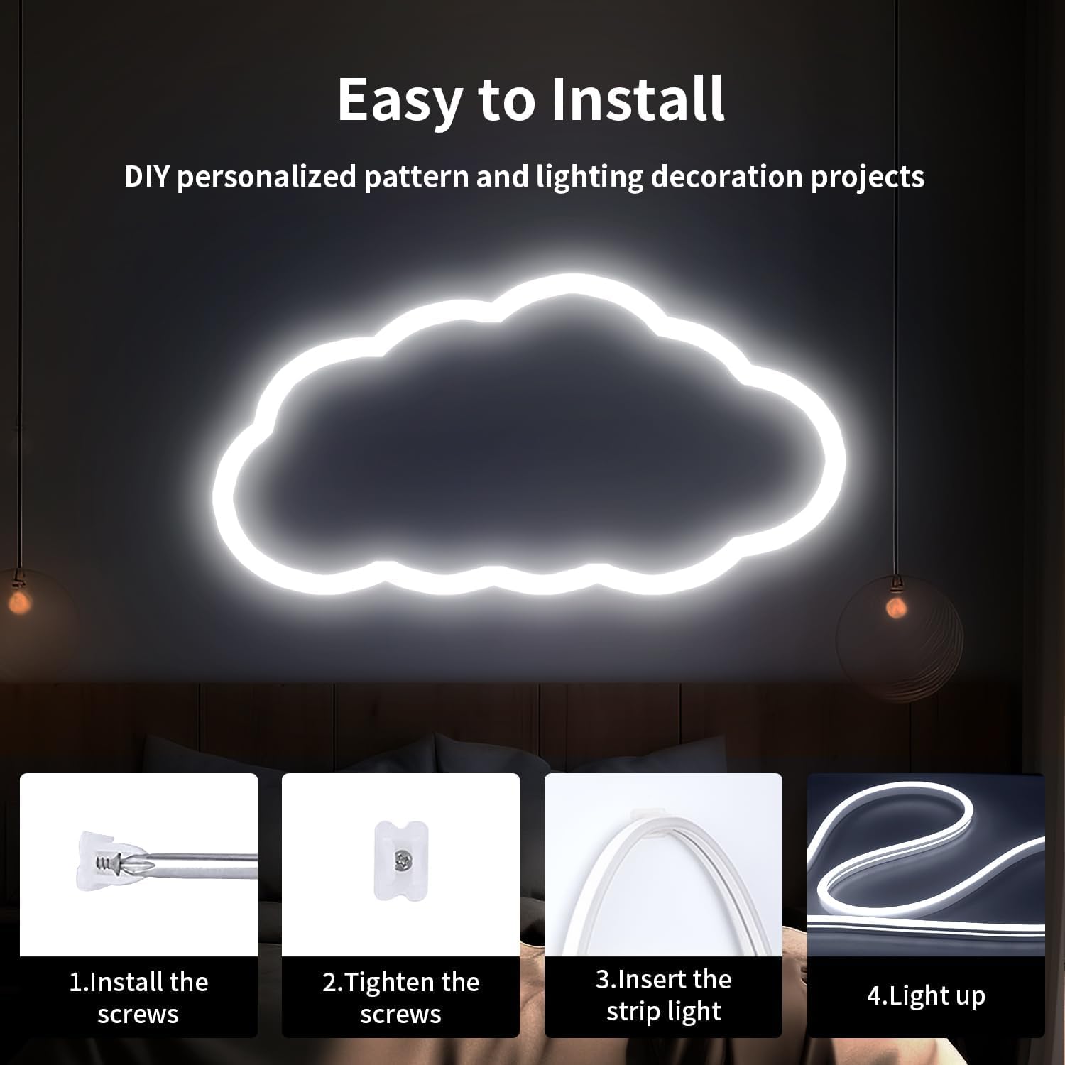 iNextStation cuttable neon strip enables precise DIY sign and accent layouts
