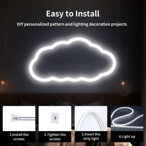 iNextStation cuttable neon strip enables precise DIY sign and accent layouts