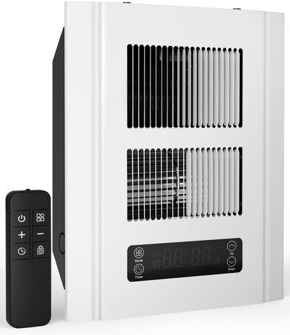 Infandy electric wall heater with thermostat for precise warmth