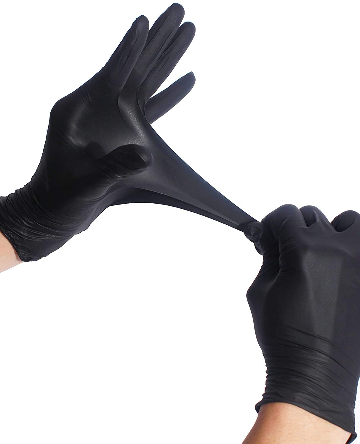 Infi-Touch nitrile gloves with textured tips for secure grip in wet or dry conditions.