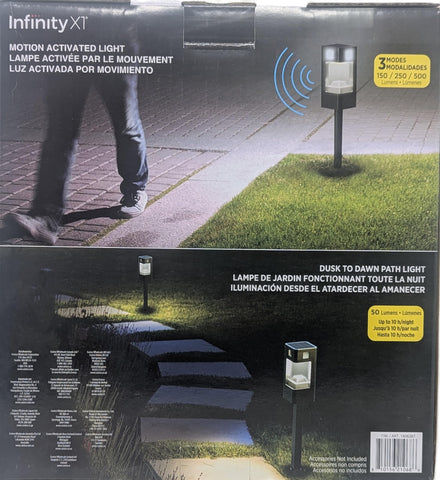 Infinity X1 IPX4 weatherproof stake light withstands rain and snow