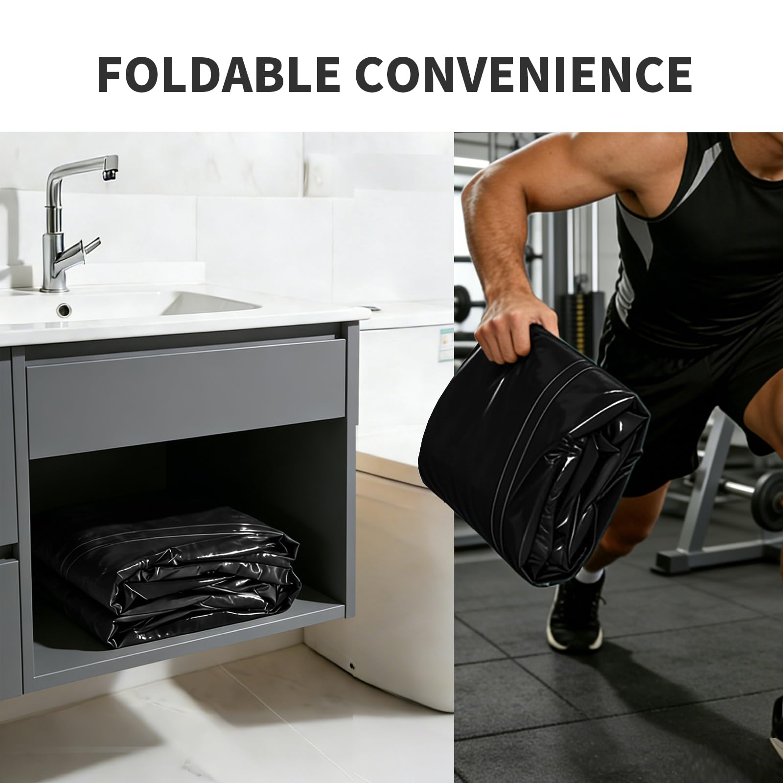 Inflatoast dimensions 62.2x37.4x17.72 inches for ample water depth.