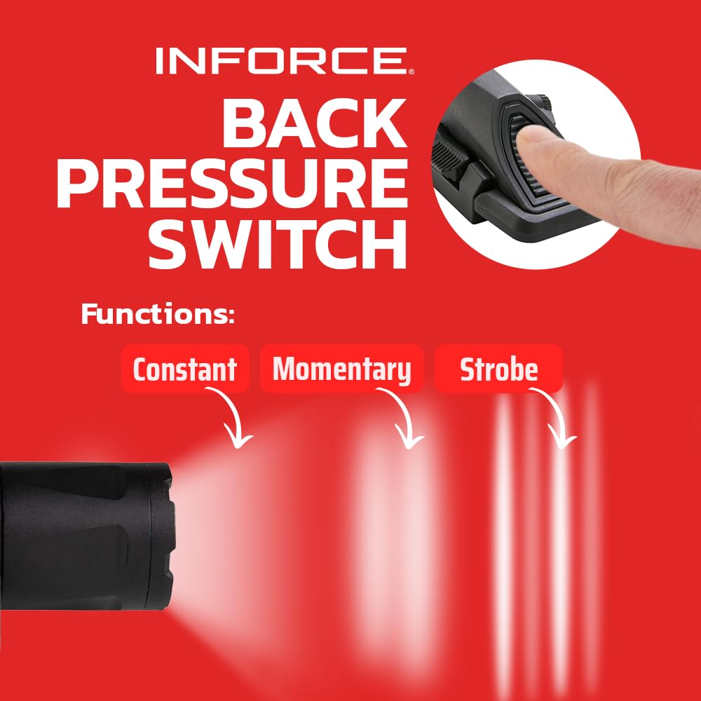 Inforce Gen 3 WML White sealed nylon body withstands weather.
