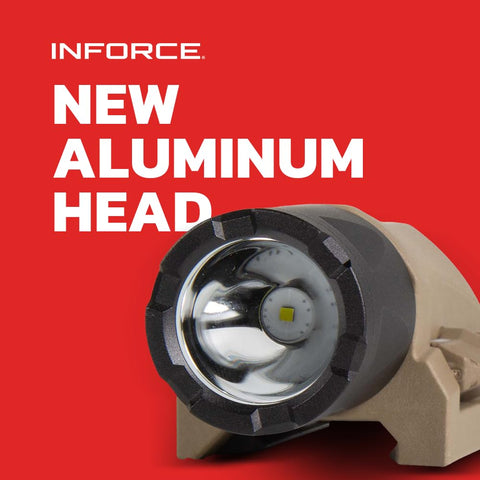 Inforce Gen 3 WML White Light emits 450 lumens for bright task lighting.