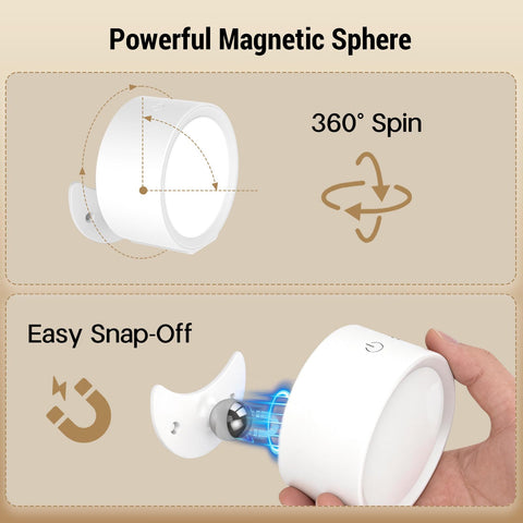 InfraRay sconce with remote and touch control for easy operation