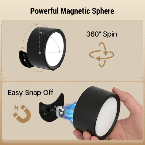 InfraRay wall sconce touch control for quick on/off and brightness changes.