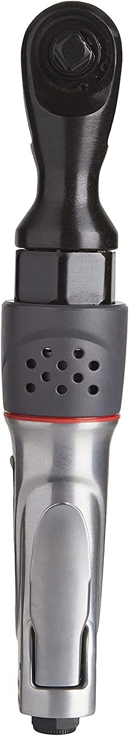 Ingersoll Rand 107XPA 360-degree exhaust directs air away from the user.