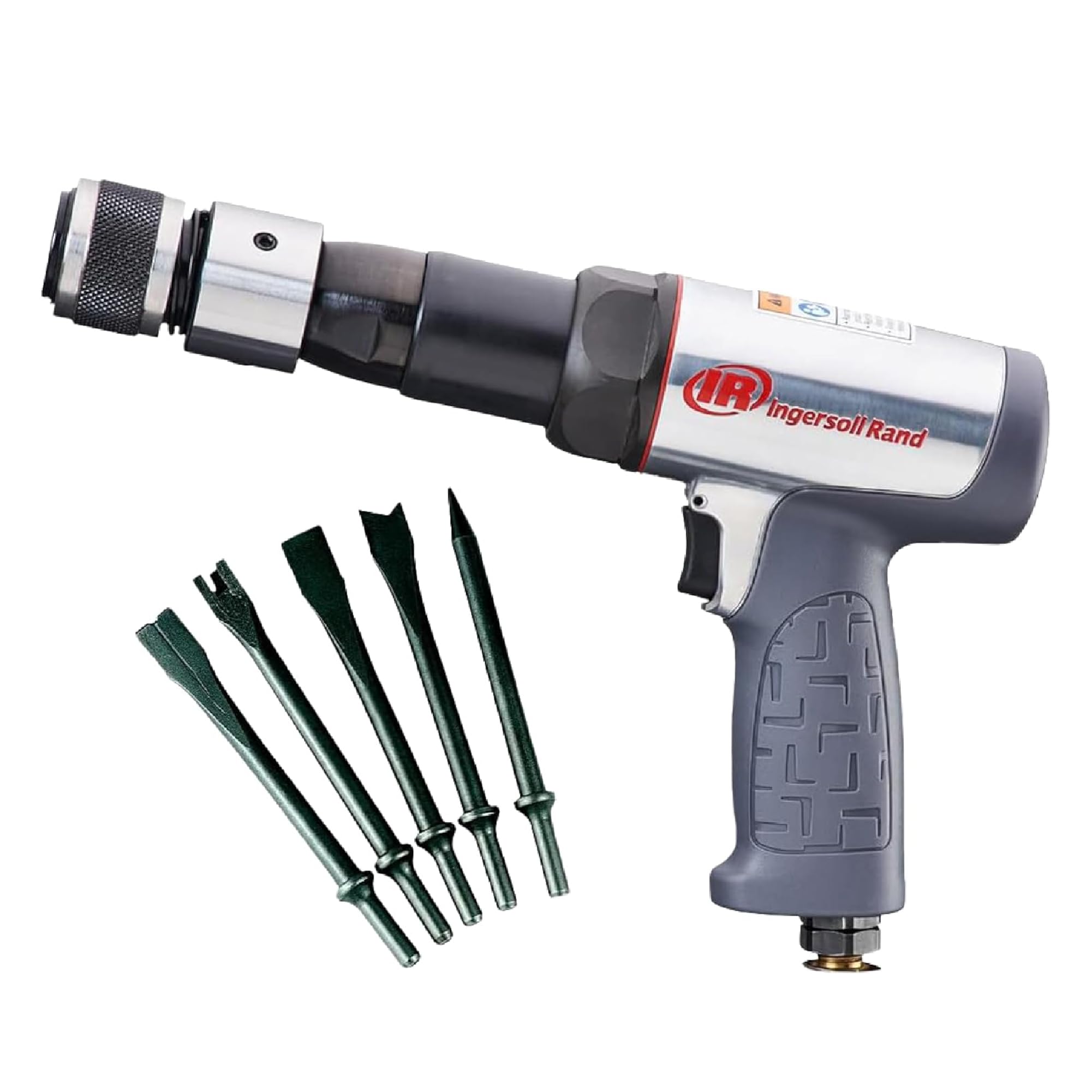 Ingersoll Rand 119MAXK long-barrel air hammer for heavy-duty tasks with reduced fatigue.